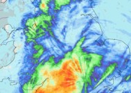 英国天气:巨大的大西洋低气压系统席卷英国，强风将袭击英国