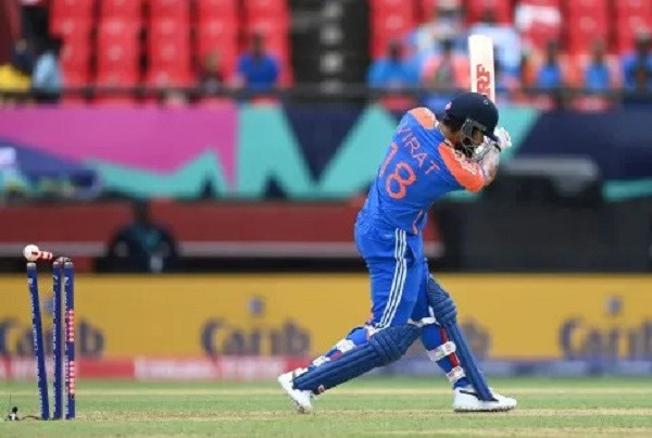 Virat Kohli's poor run at the World Cup continued. PHOTO: ESPNCRICINFO